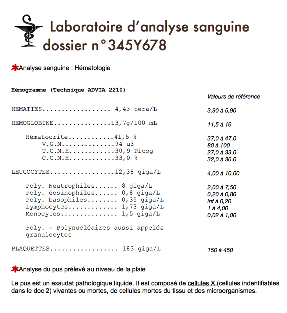TP-TD1 : La réaction inflammatoire - Vieterre
